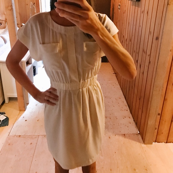 Cream coloured dress. NWT - Picture 2 of 6